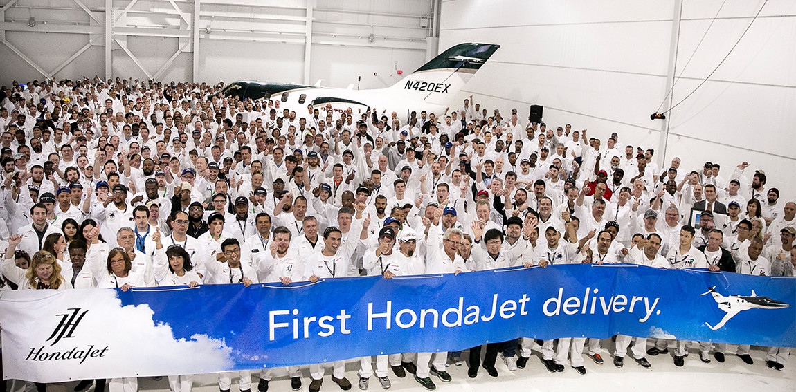 First Delivery of Hondajet
