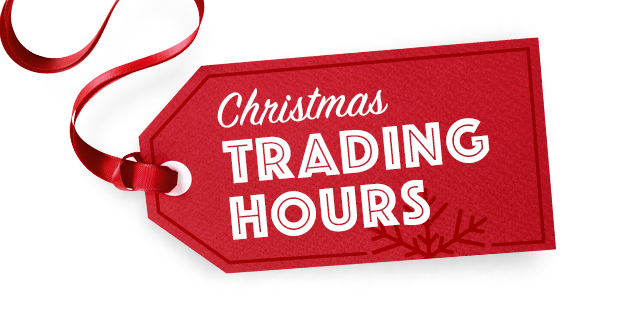 Christmas and New Years Trading Hours 2016