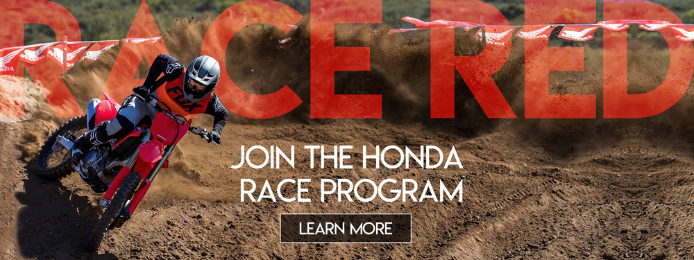 Honda Race Red Program Banner